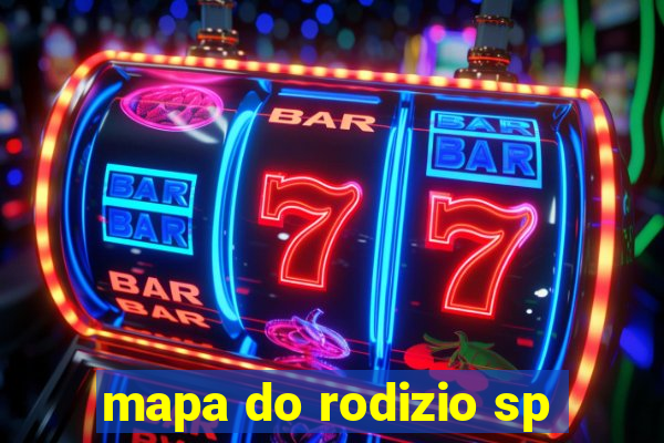 mapa do rodizio sp